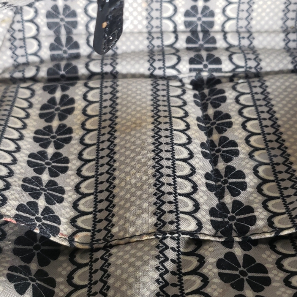 Vera Bradley Black Satchel - Picture 7 of 10